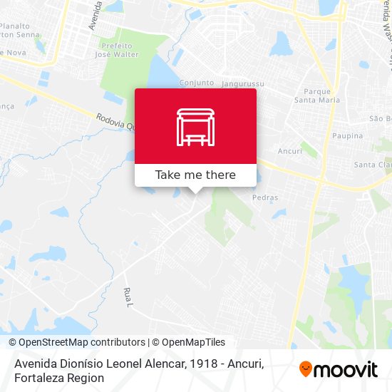 Avenida Dionísio Leonel Alencar, 1918 - Ancuri map