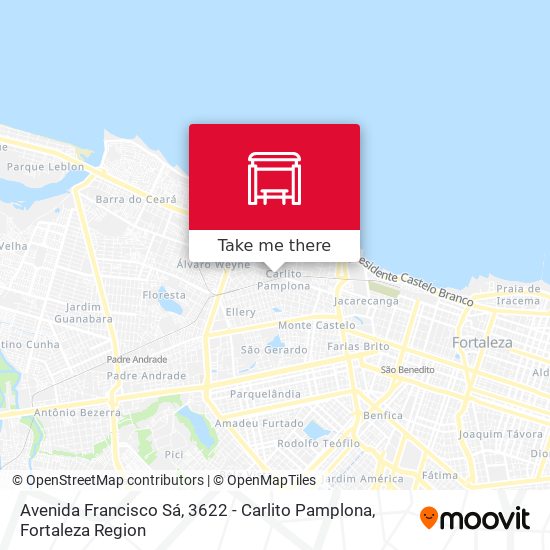 Avenida Francisco Sá, 3622 - Carlito Pamplona map