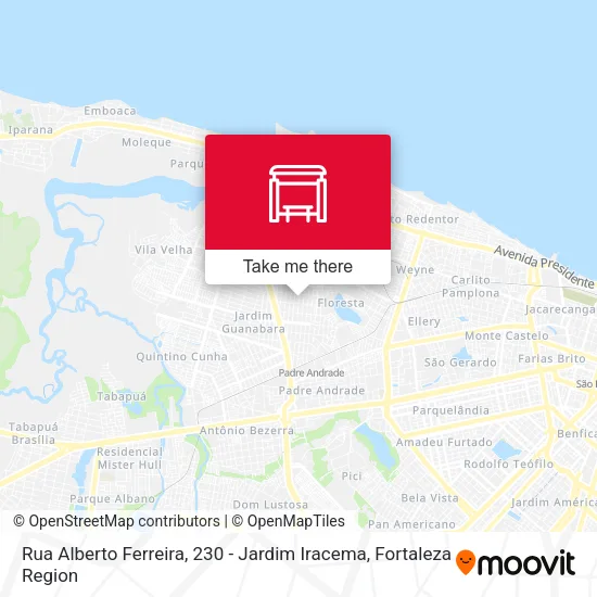 Rua Alberto Ferreira, 230 - Jardim Iracema map