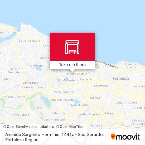 Avenida Sargento Hermínio, 1441a - São Gerardo map