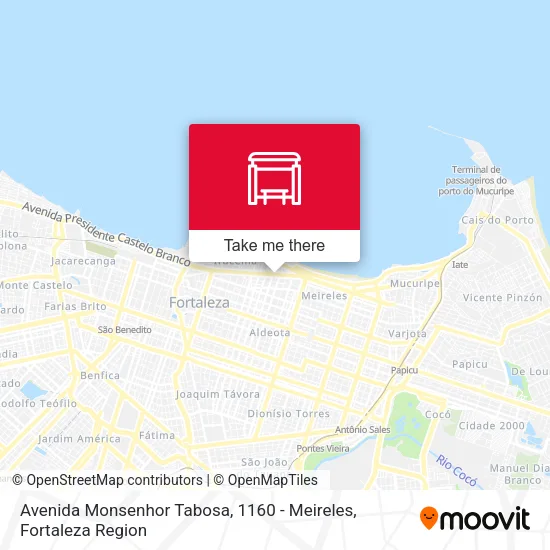 Avenida Monsenhor Tabosa, 1160 - Meireles map