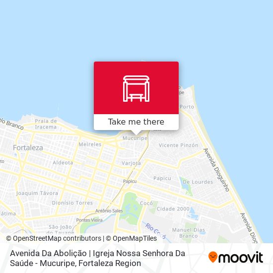 Avenida Da Abolição | Igreja Nossa Senhora Da Saúde - Mucuripe map