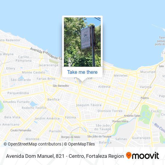 Avenida Dom Manuel, 821 - Centro map