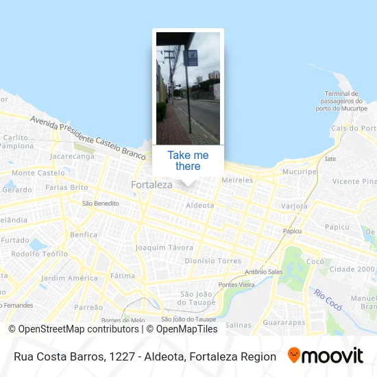 Rua Costa Barros, 1227 - Aldeota map