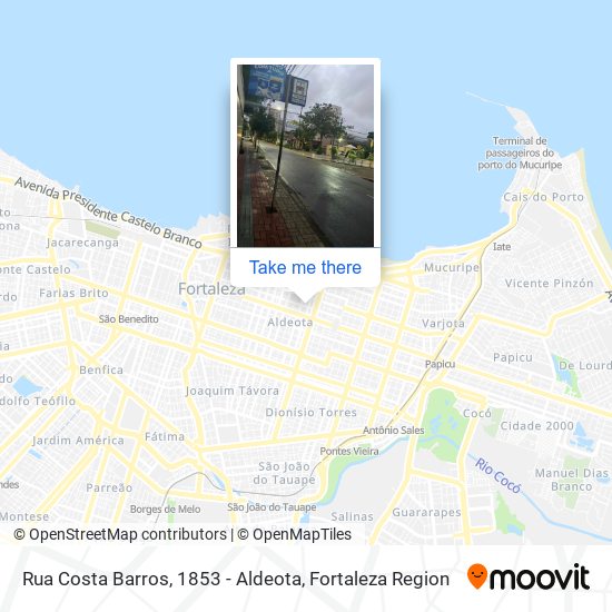 Rua Costa Barros, 1853 - Aldeota map