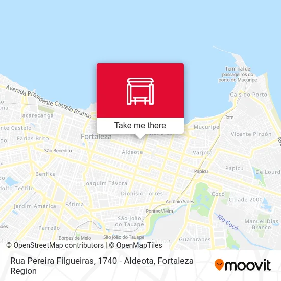 Rua Pereira Filgueiras, 1740 - Aldeota map