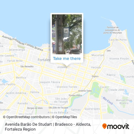 Avenida Barão De Studart | Bradesco - Aldeota map