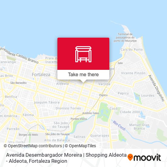 Avenida Desembargador Moreira | Shopping Aldeota - Aldeota map