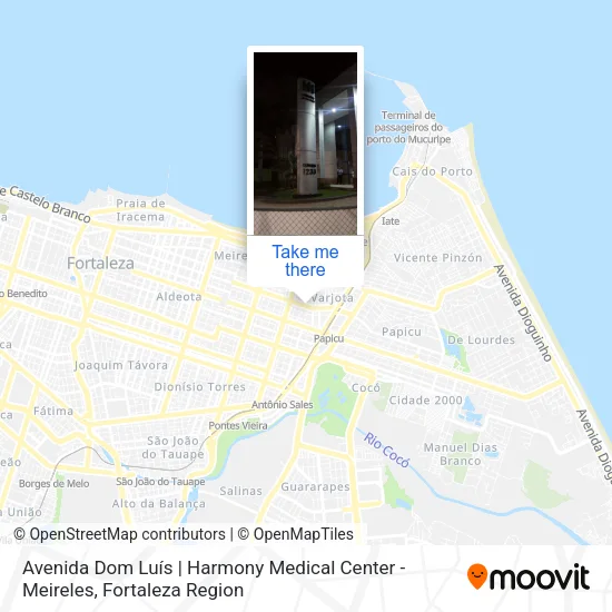 Avenida Dom Luís | Harmony Medical Center - Meireles map