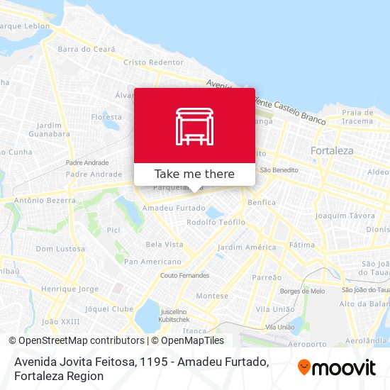 Avenida Jovita Feitosa, 1195 - Amadeu Furtado map