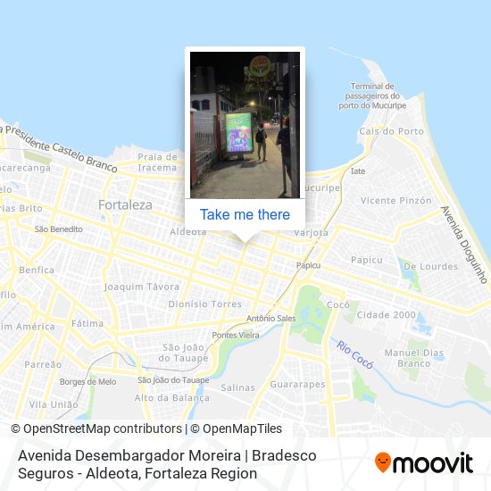 Avenida Desembargador Moreira | Bradesco Seguros - Aldeota map