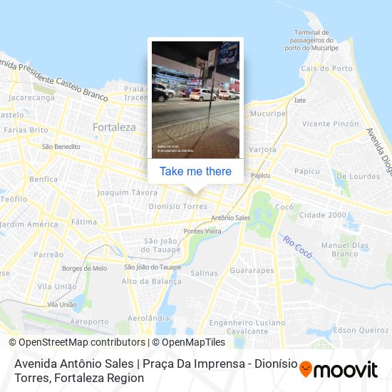 Avenida Antônio Sales | Praça Da Imprensa - Dionísio Torres map