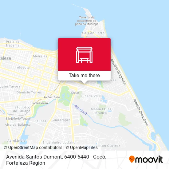 Avenida Santos Dumont, 6400-6440 - Cocó map