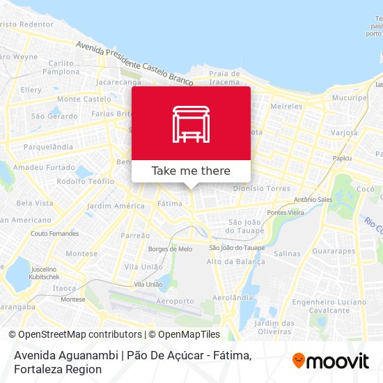 Mapa Avenida Aguanambi | Pão De Açúcar - Fátima