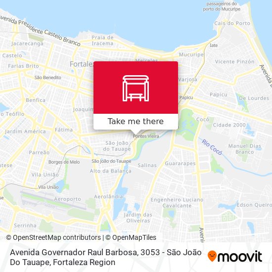 Avenida Governador Raul Barbosa, 3053 - São João Do Tauape map