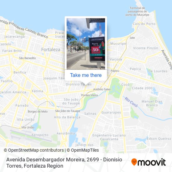 Avenida Desembargador Moreira, 2699 - Dionísio Torres map