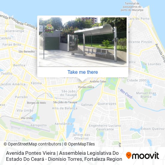 Avenida Pontes Vieira | Assembleia Legislativa Do Estado Do Ceará - Dionísio Torres map