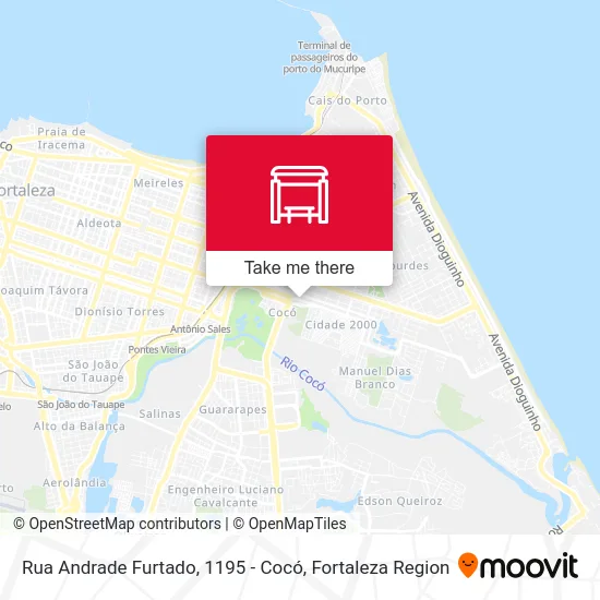 Rua Andrade Furtado, 1195 - Cocó map