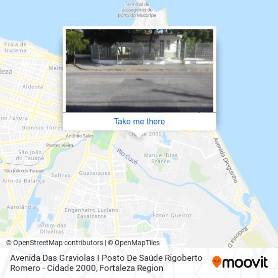 Avenida Das Graviolas I Posto De Saúde Rigoberto Romero - Cidade 2000 map