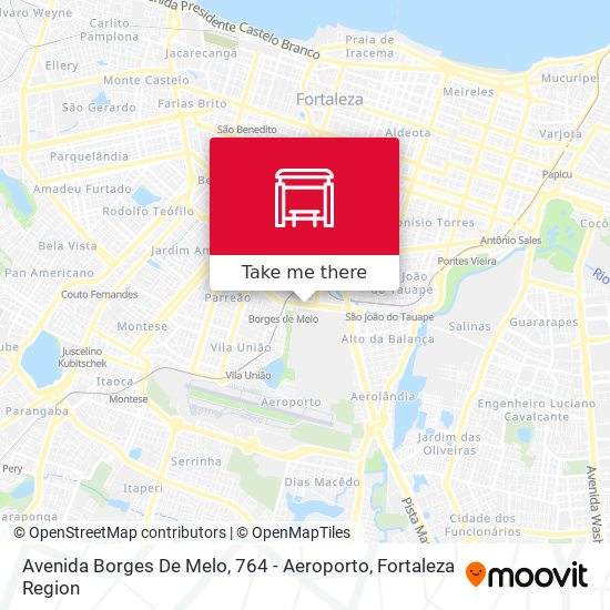 Avenida Borges De Melo, 764 - Aeroporto map