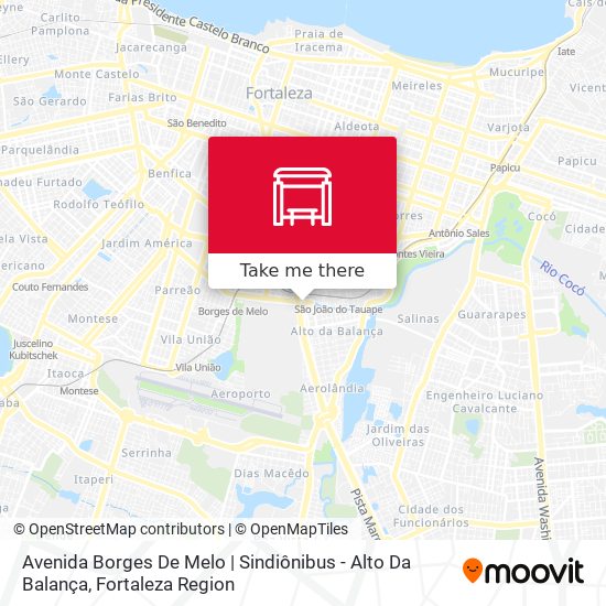 Avenida Borges De Melo | Sindiônibus - Alto Da Balança map