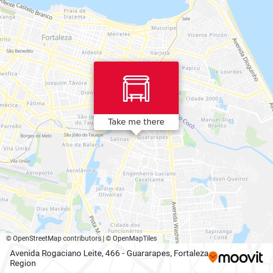 Avenida Rogaciano Leite, 466 - Guararapes map