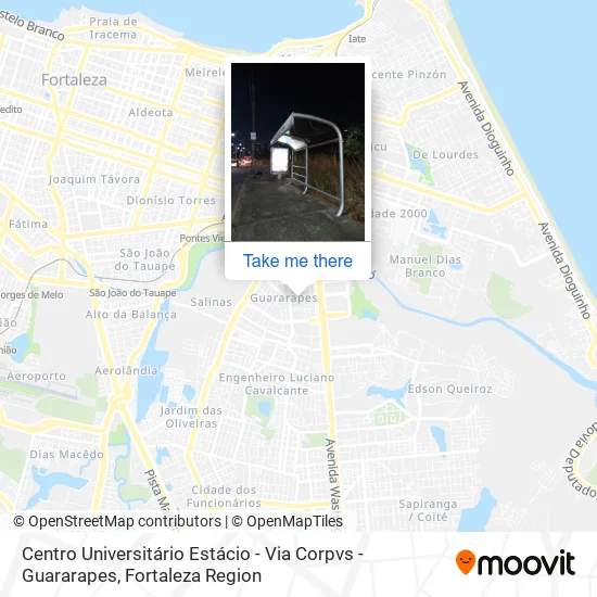 Centro Universitário Estácio - Via Corpvs - Guararapes map