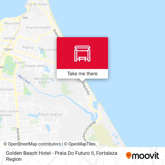 Golden Beach Hotel - Praia Do Futuro II map