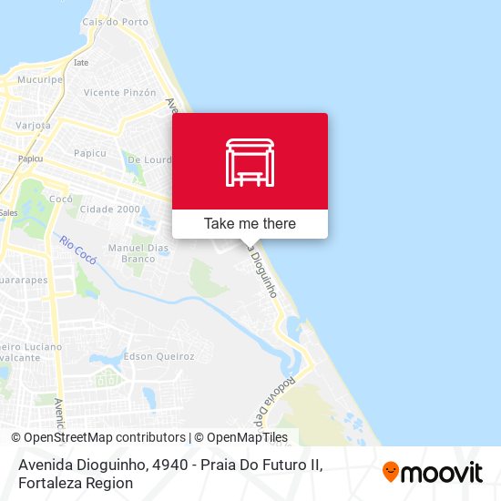 Avenida Dioguinho, 4940 - Praia Do Futuro II map