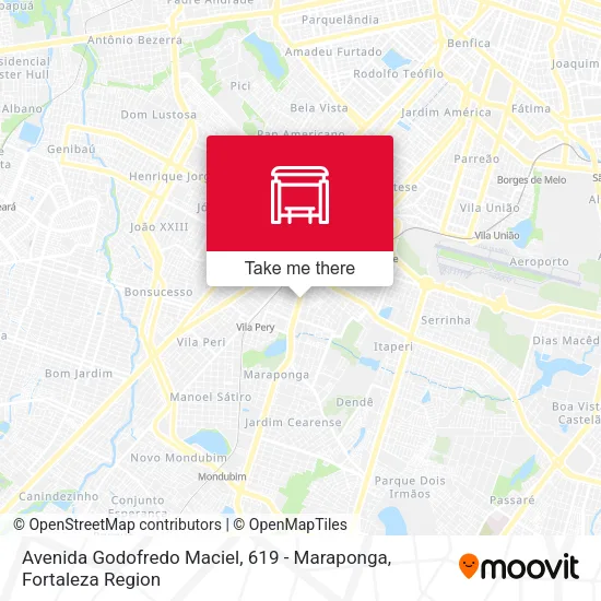 Avenida Godofredo Maciel, 619 - Maraponga map
