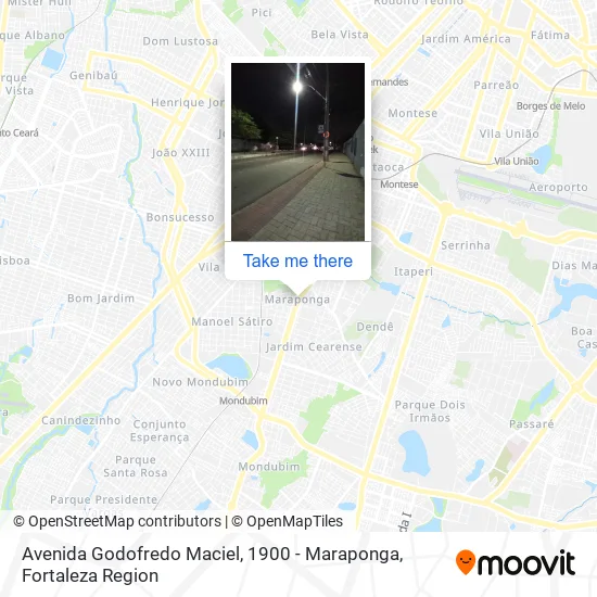 Avenida Godofredo Maciel | Colégio Provecto - Maraponga map