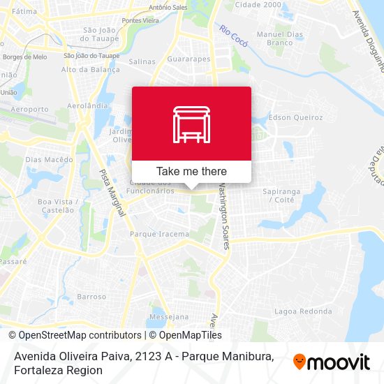 Avenida Oliveira Paiva, 2123 A - Parque Manibura map