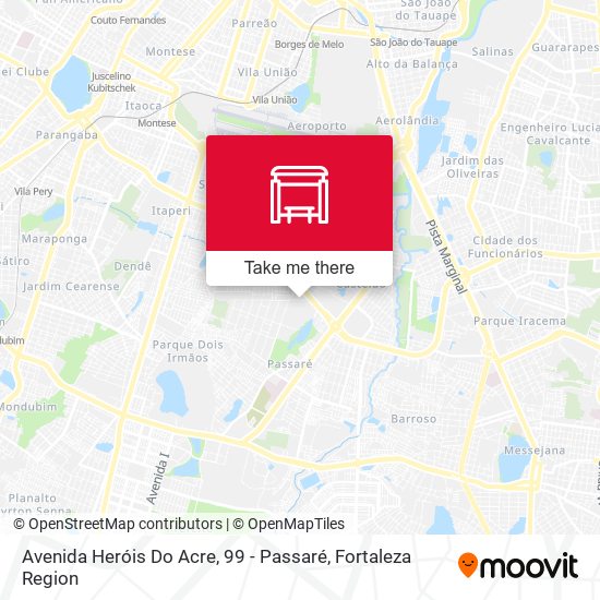 Avenida Heróis Do Acre, 99 - Passaré map