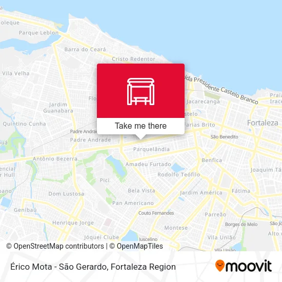 Érico Mota - São Gerardo map