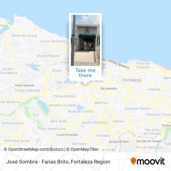 José Sombra - Farias Brito map