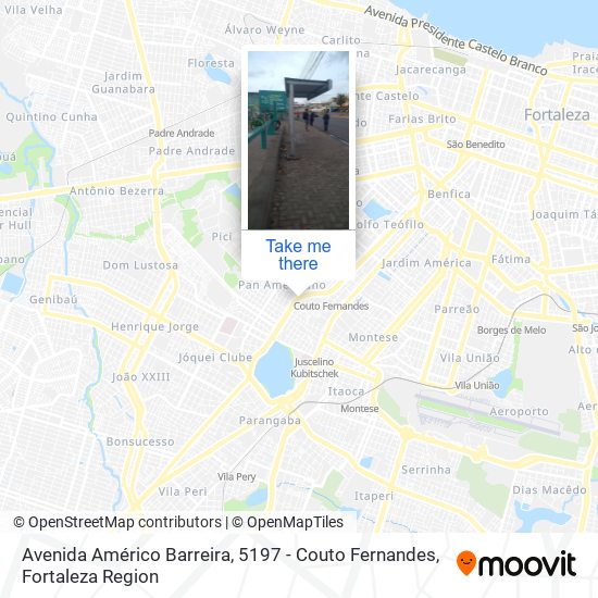Avenida Américo Barreira, 5197 - Couto Fernandes map