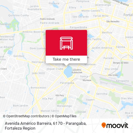 Avenida Américo Barreira, 6170 - Parangaba map