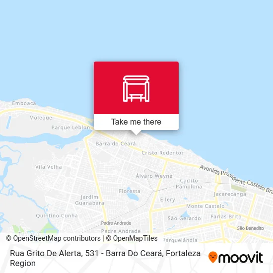 Rua Grito De Alerta, 531 - Barra Do Ceará map