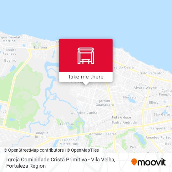 Igreja Cominidade Cristã Primitiva - Vila Velha map