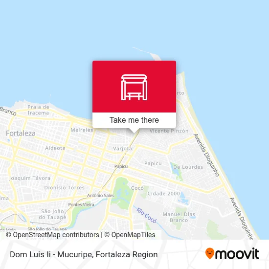 Dom Luis Ii - Mucuripe map