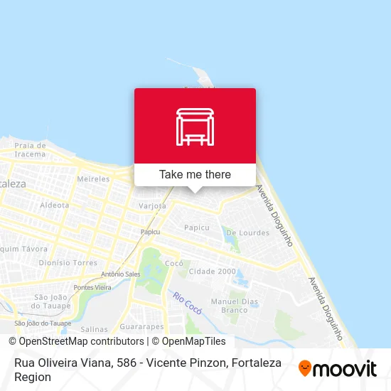 Rua Oliveira Viana, 586 - Vicente Pinzon map