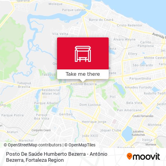 Posto De Saúde Humberto Bezerra - Antônio Bezerra map