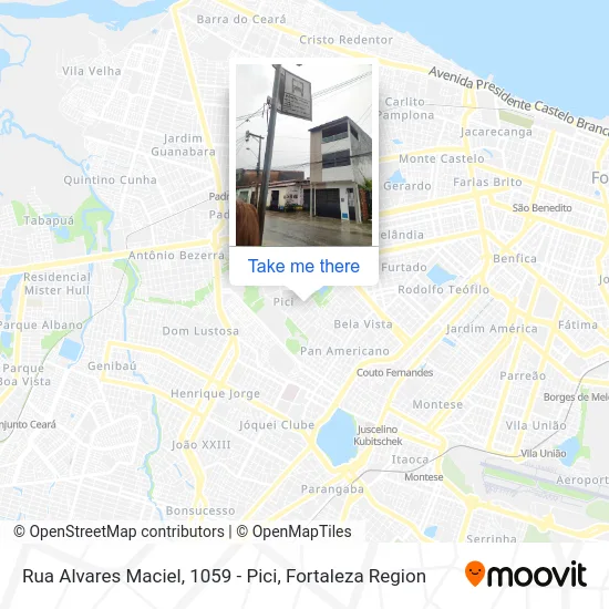 Rua Alvares Maciel, 1059 - Pici map