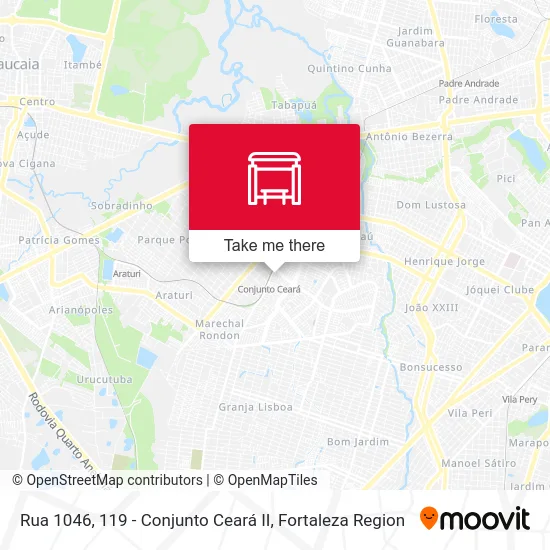 Rua 1046, 119 - Conjunto Ceará II map