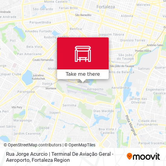 Mapa Rua Jorge Acurcio | Terminal De Aviação Geral - Aeroporto