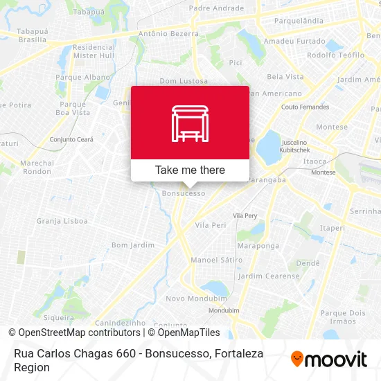 Rua Carlos Chagas 660 - Bonsucesso map