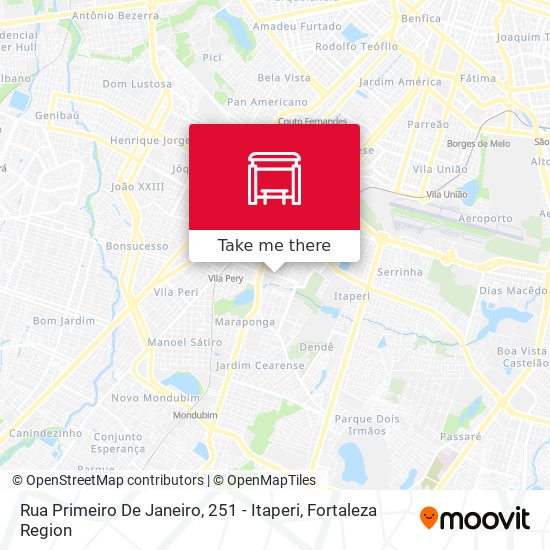 Rua Primeiro De Janeiro, 251 - Itaperi map