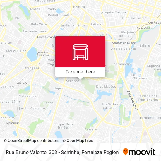 Rua Bruno Valente, 303 - Serrinha map