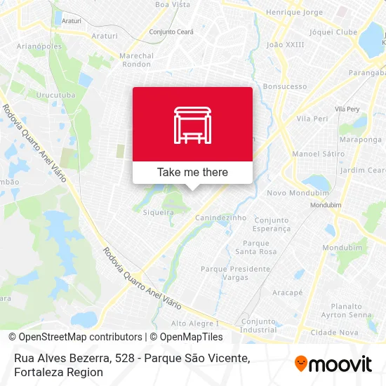 Rua Alves Bezerra, 528 - Parque São Vicente map