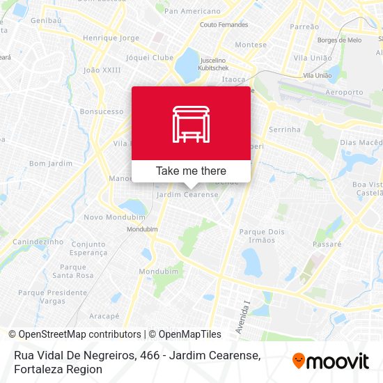 Rua Vidal De Negreiros, 466 - Jardim Cearense map